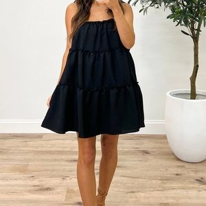 Shop Talulah Sold Out Noland Black Tiered Dress new